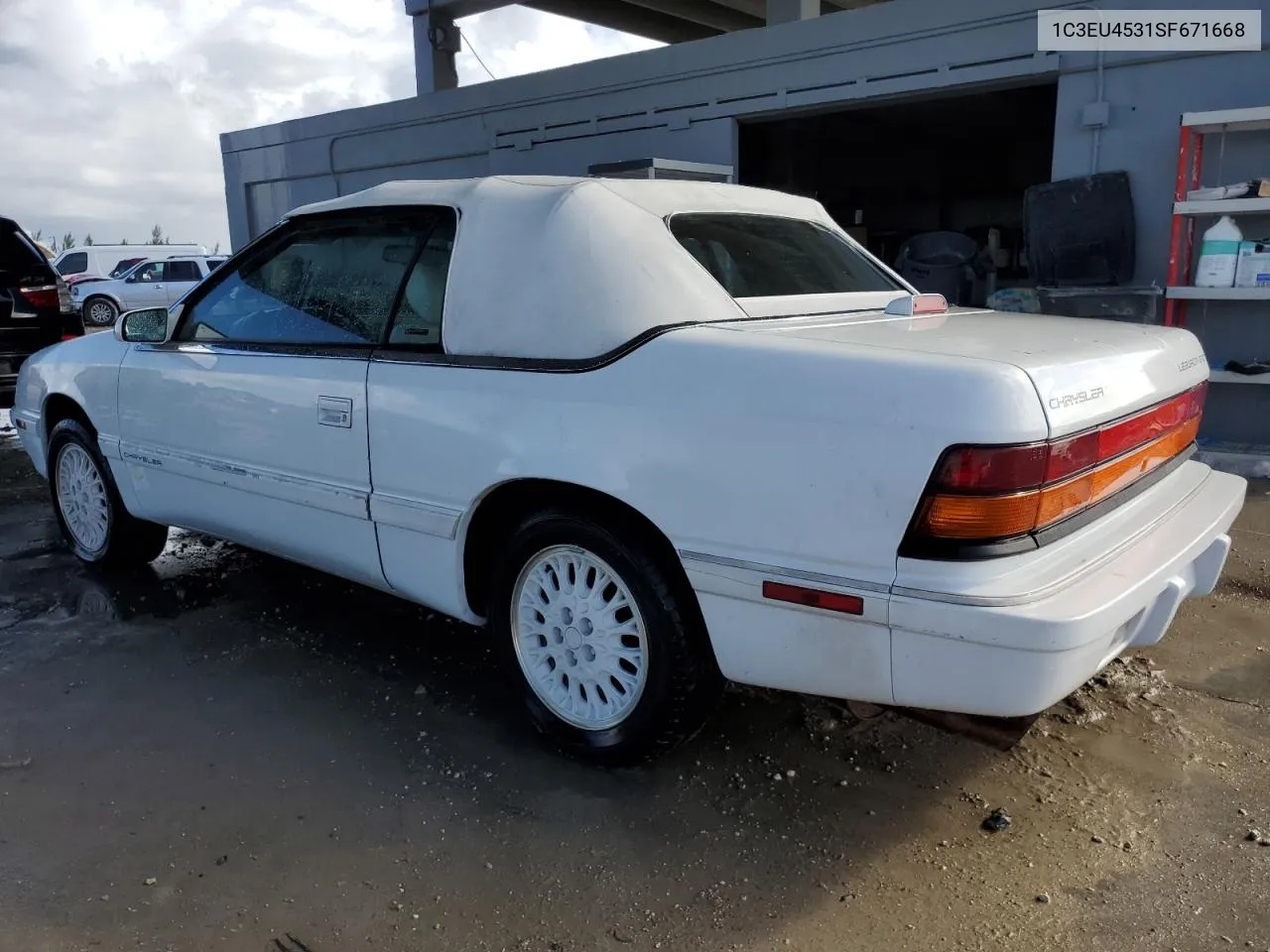 1995 Chrysler Lebaron Gtc VIN: 1C3EU4531SF671668 Lot: 74679224