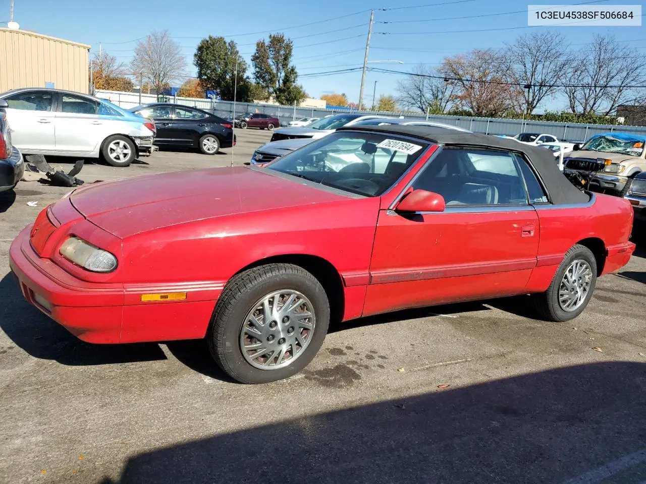 1995 Chrysler Lebaron Gtc VIN: 1C3EU4538SF506684 Lot: 76207694