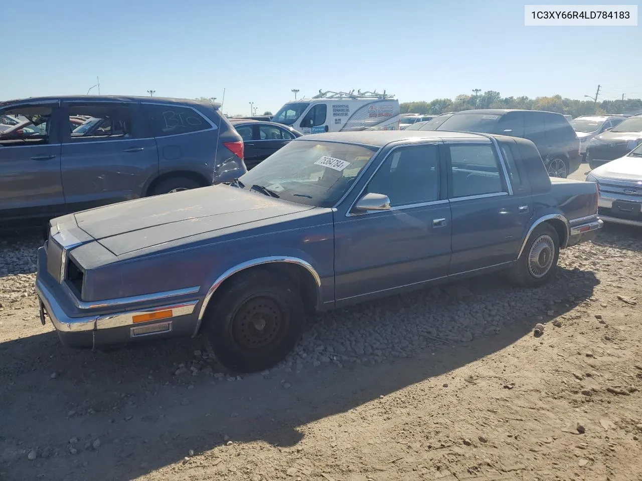 1990 Chrysler New Yorker Fifth Avenue VIN: 1C3XY66R4LD784183 Lot: 75364784