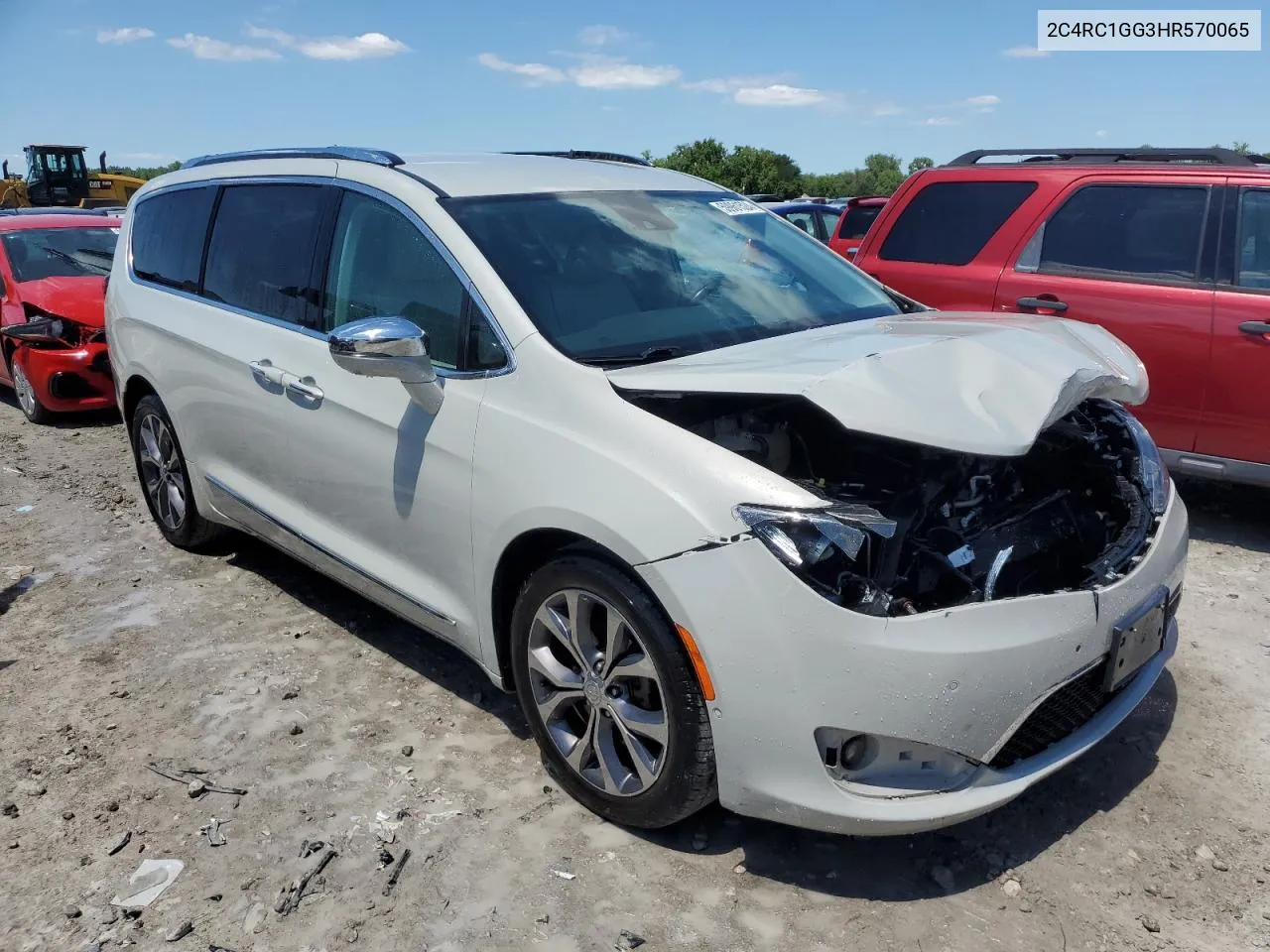 2017 Chrysler Pacifica Limited VIN: 2C4RC1GG3HR570065 Lot: 59961524