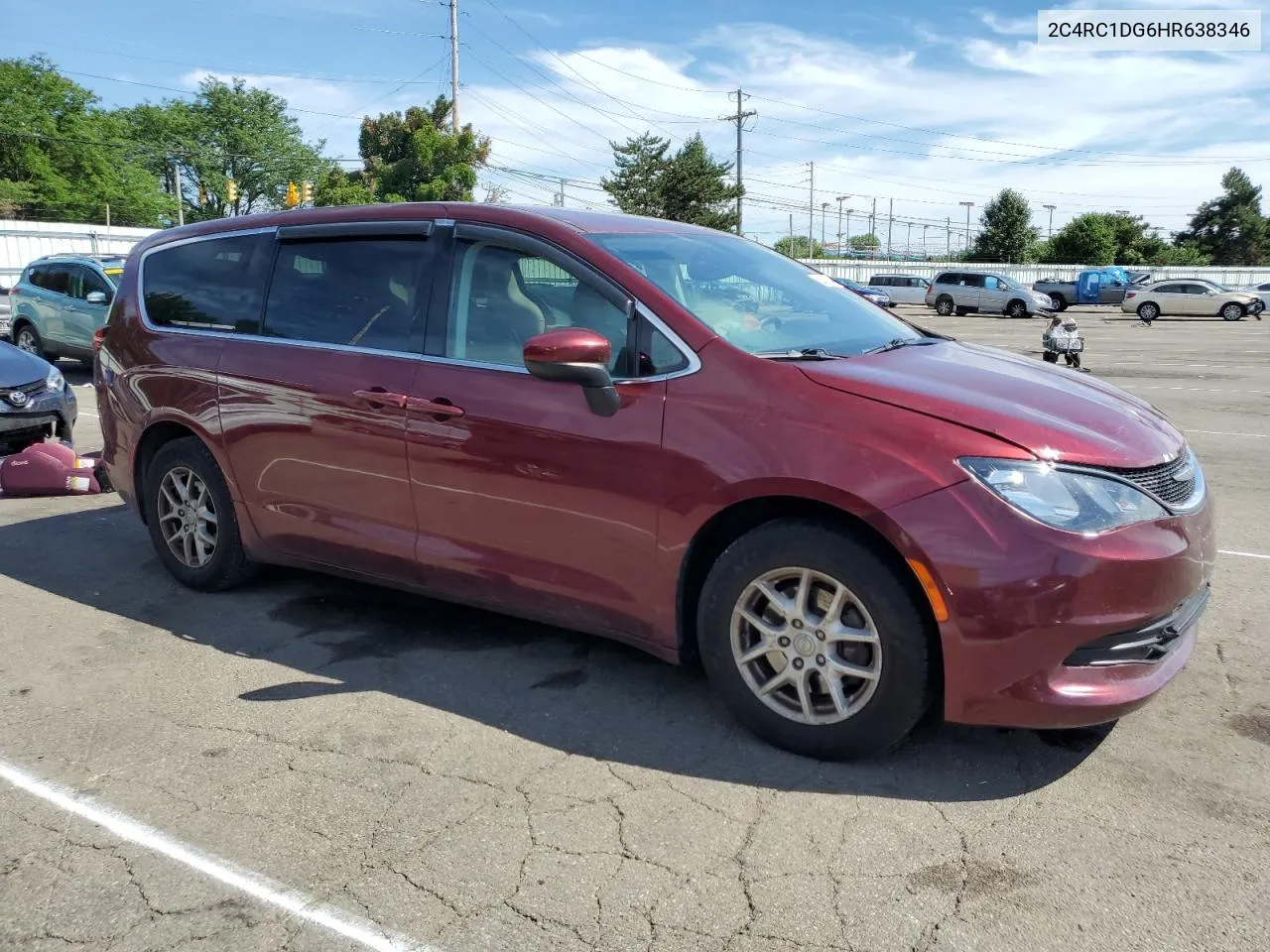 2017 Chrysler Pacifica Touring VIN: 2C4RC1DG6HR638346 Lot: 61663514