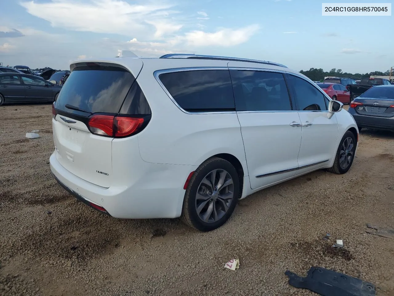 2017 Chrysler Pacifica Limited VIN: 2C4RC1GG8HR570045 Lot: 61845744