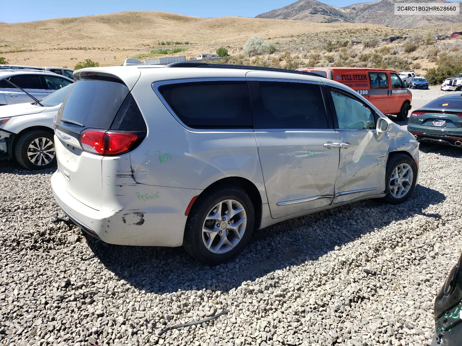 2C4RC1BG2HR628660 2017 Chrysler Pacifica Touring L