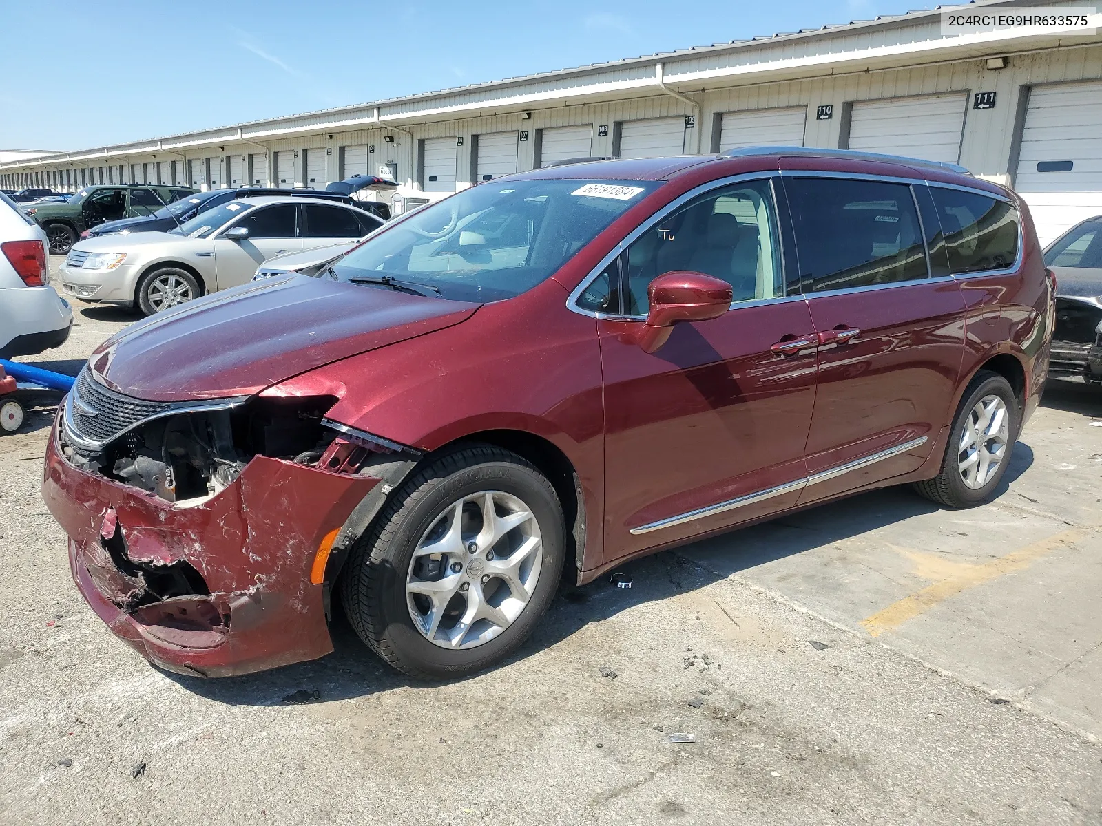 2C4RC1EG9HR633575 2017 Chrysler Pacifica Touring L Plus