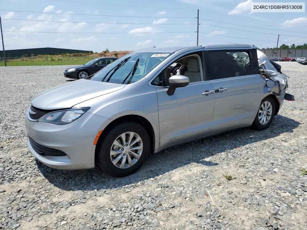 2017 Chrysler Pacifica Touring VIN: 2C4RC1DG8HR513008 Lot: 66476254