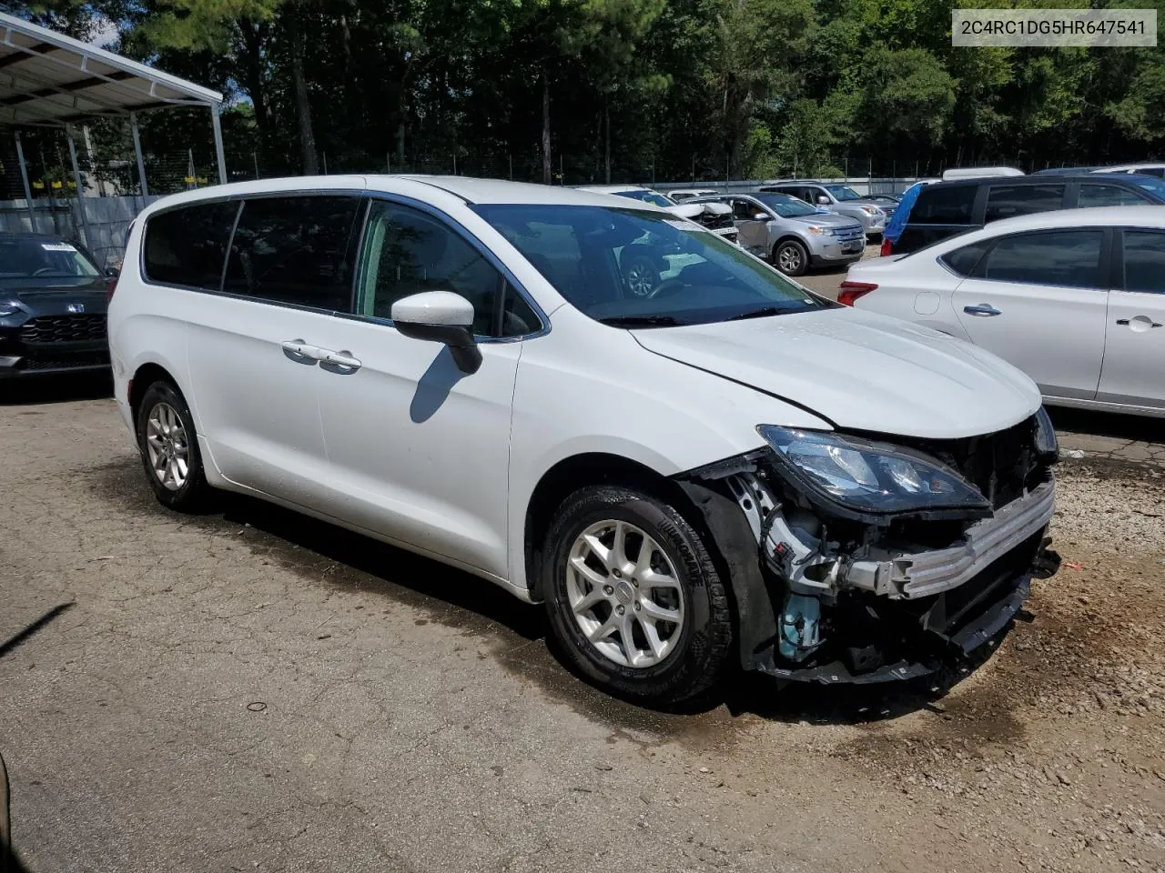 2017 Chrysler Pacifica Touring VIN: 2C4RC1DG5HR647541 Lot: 67574124