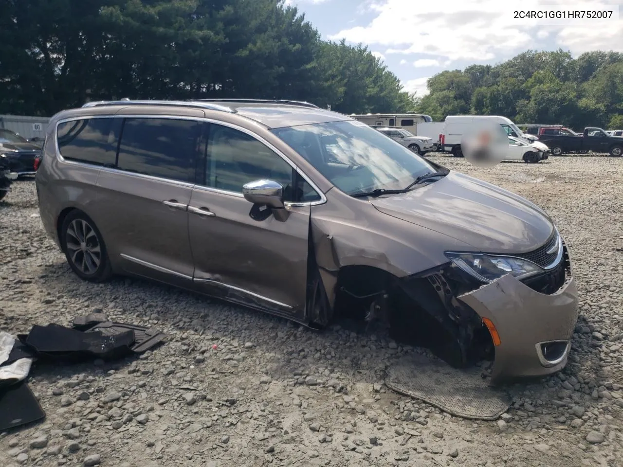 2C4RC1GG1HR752007 2017 Chrysler Pacifica Limited