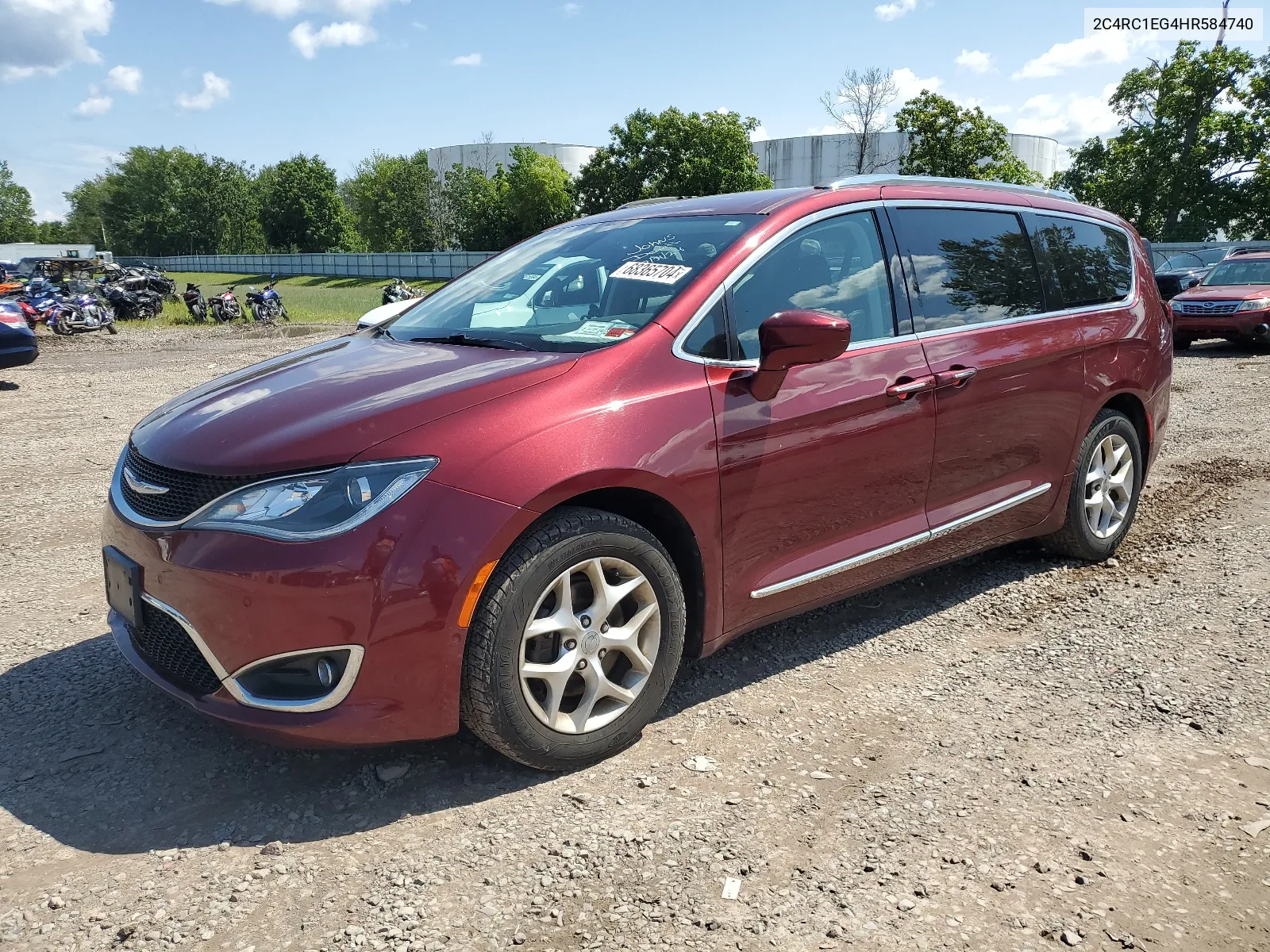 2017 Chrysler Pacifica Touring L Plus VIN: 2C4RC1EG4HR584740 Lot: 68365704