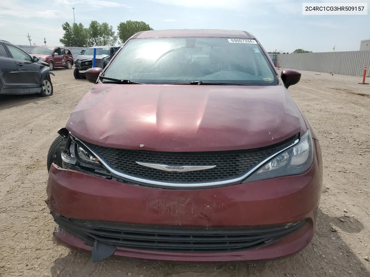 2017 Chrysler Pacifica Lx VIN: 2C4RC1CG3HR509157 Lot: 69607334