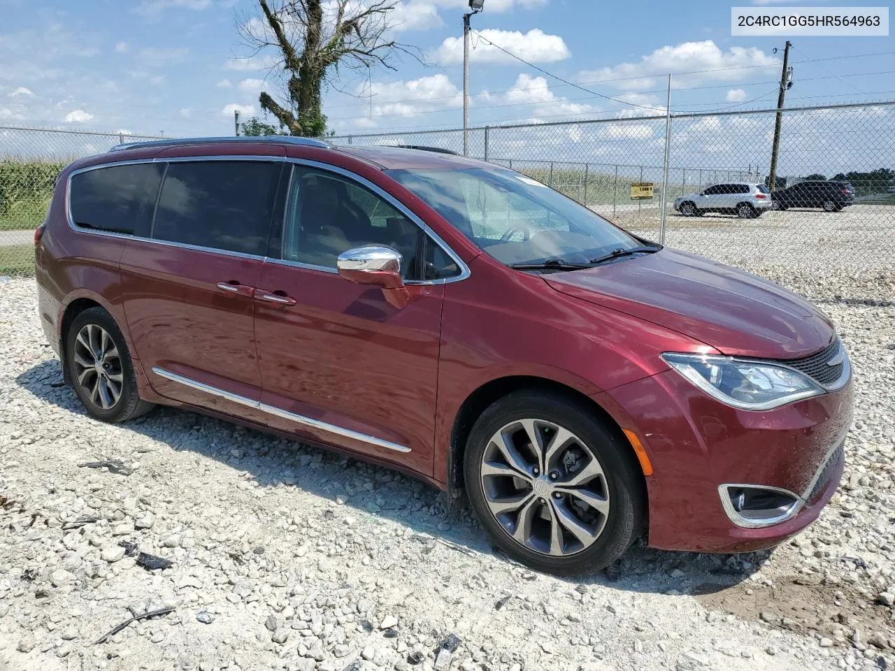 2017 Chrysler Pacifica Limited VIN: 2C4RC1GG5HR564963 Lot: 70228334