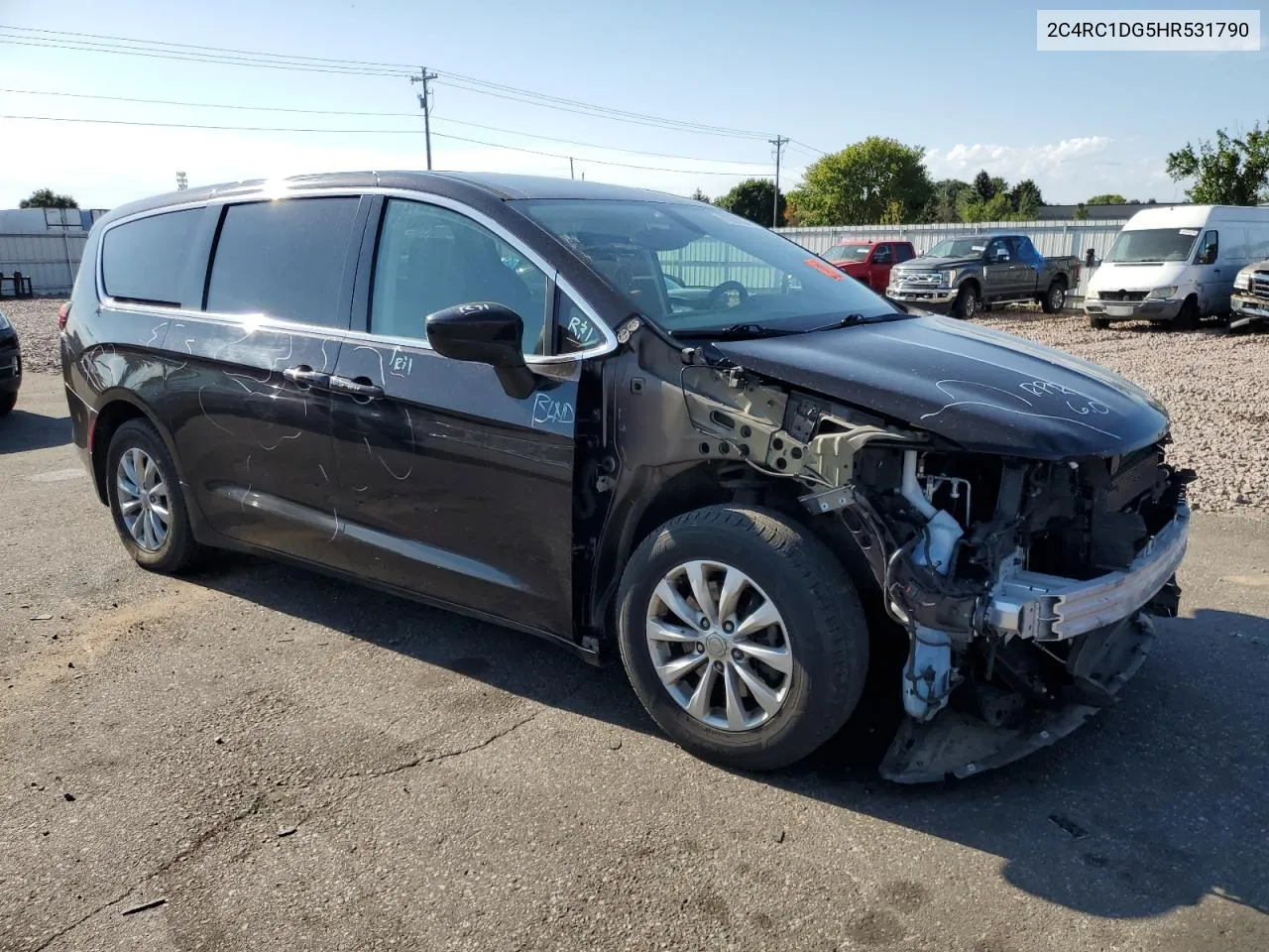 2017 Chrysler Pacifica Touring VIN: 2C4RC1DG5HR531790 Lot: 71051204