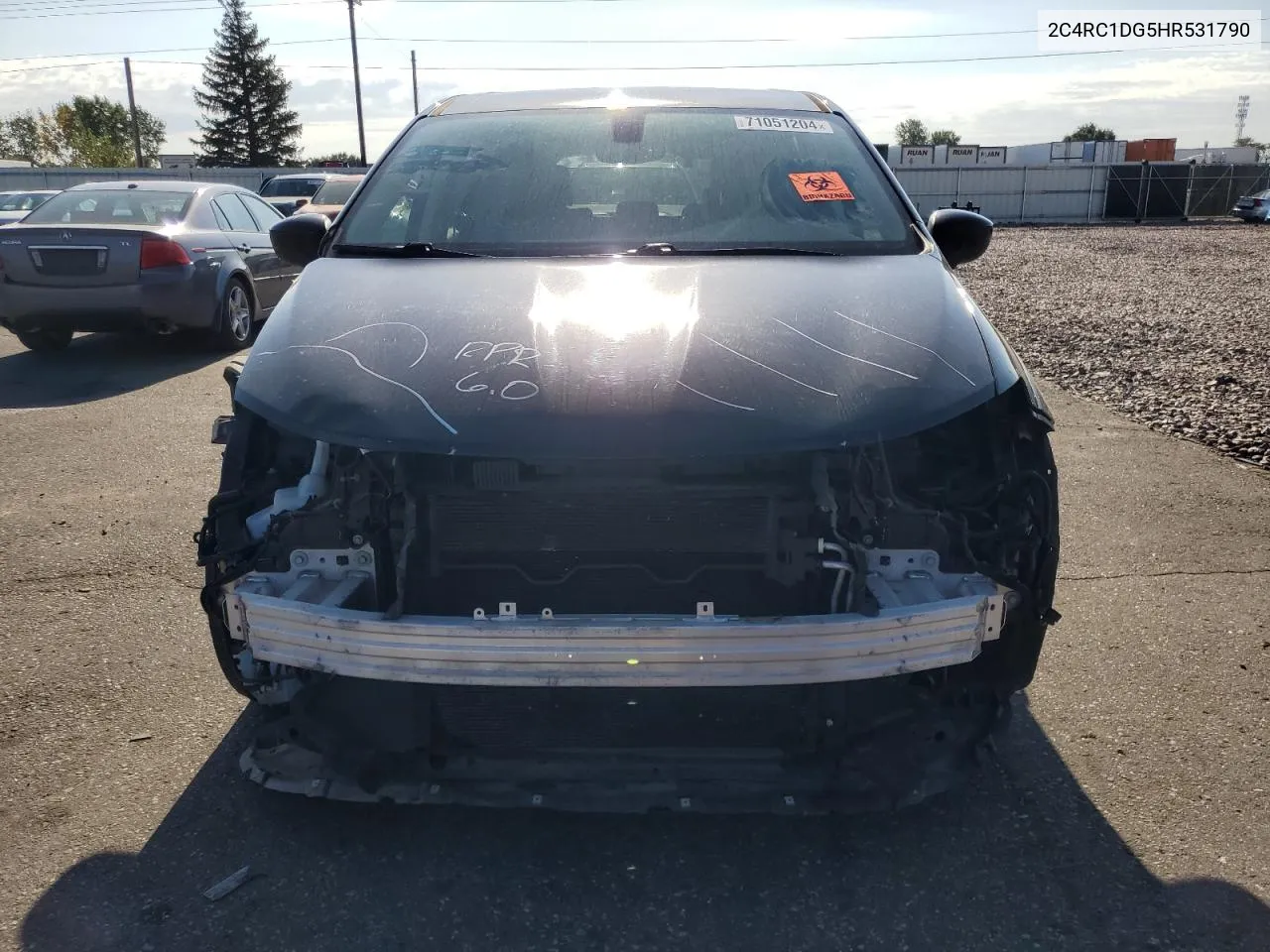 2C4RC1DG5HR531790 2017 Chrysler Pacifica Touring