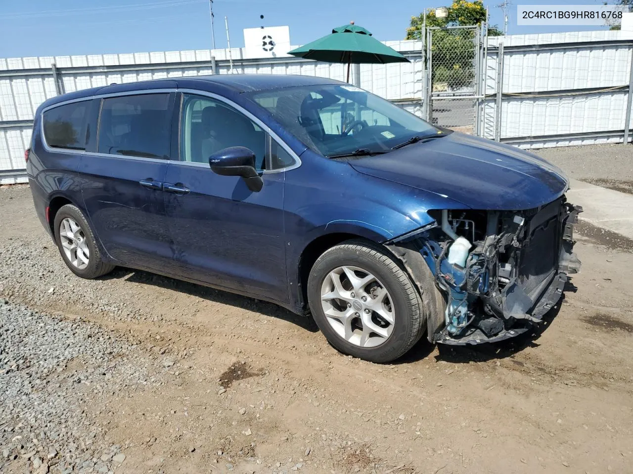 2C4RC1BG9HR816768 2017 Chrysler Pacifica Touring L