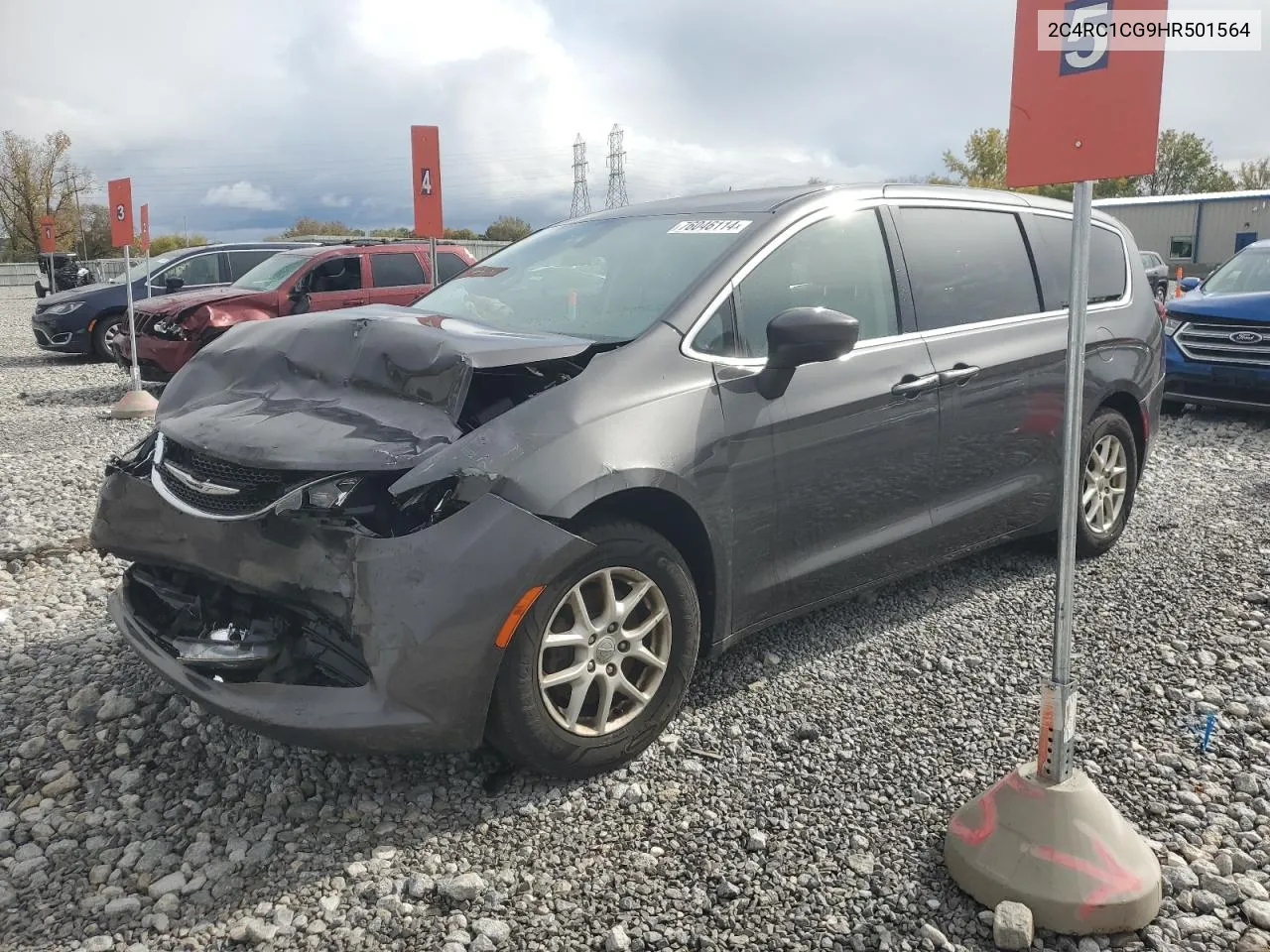 2017 Chrysler Pacifica Lx VIN: 2C4RC1CG9HR501564 Lot: 76046114