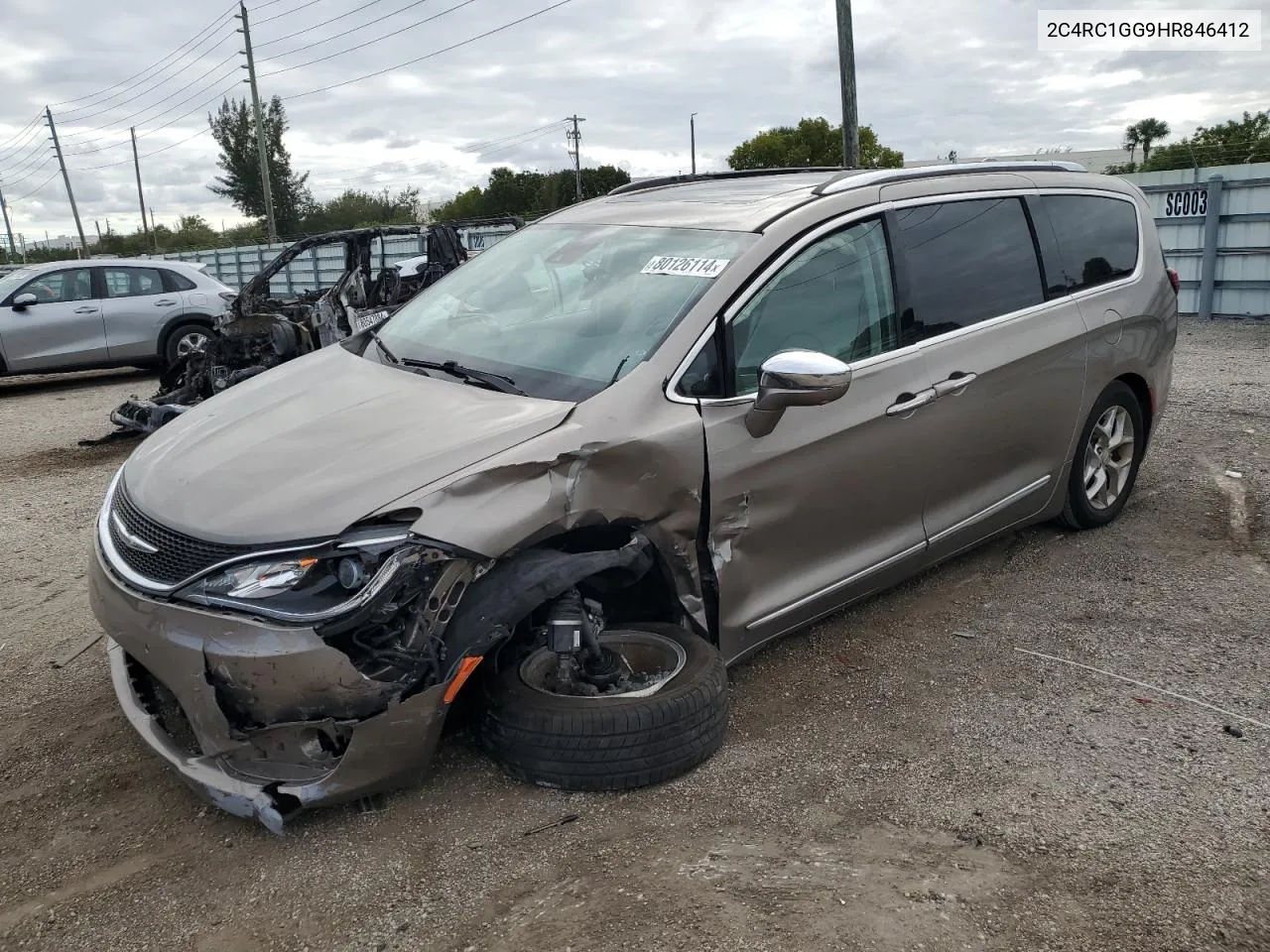 2017 Chrysler Pacifica Limited VIN: 2C4RC1GG9HR846412 Lot: 80126114