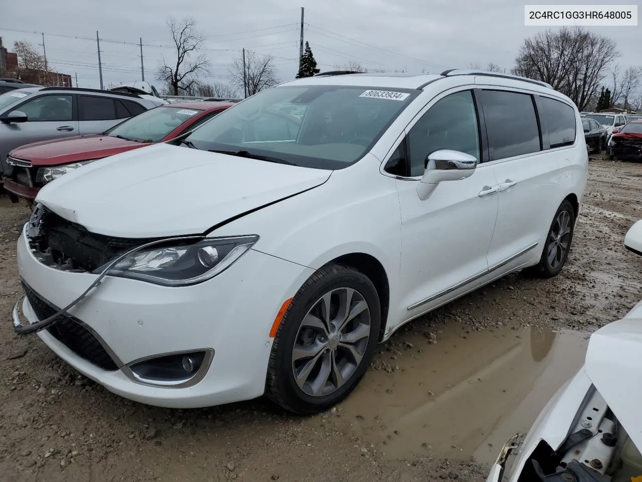 2017 Chrysler Pacifica Limited VIN: 2C4RC1GG3HR648005 Lot: 80633934