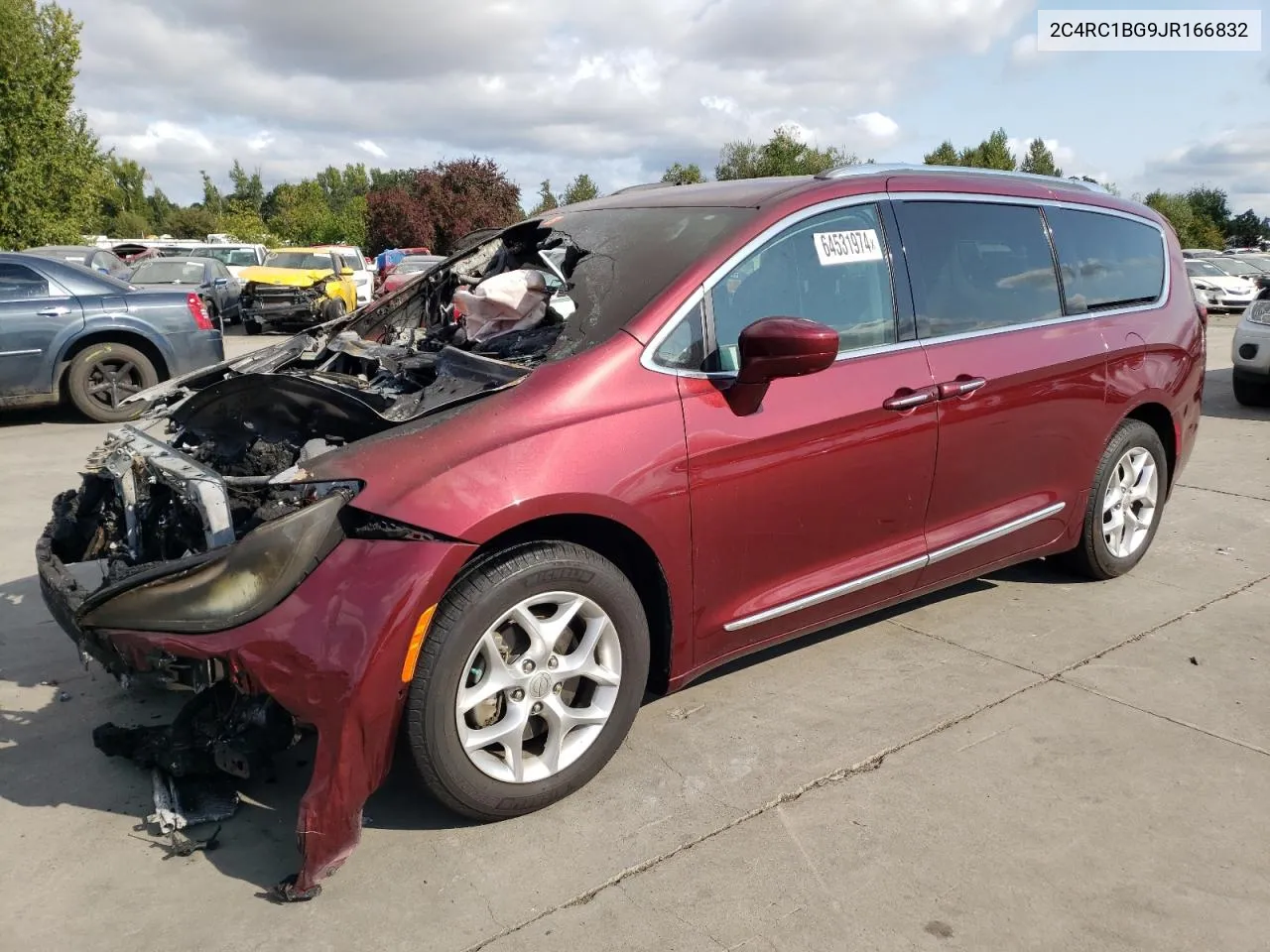 2018 Chrysler Pacifica Touring L VIN: 2C4RC1BG9JR166832 Lot: 64531974