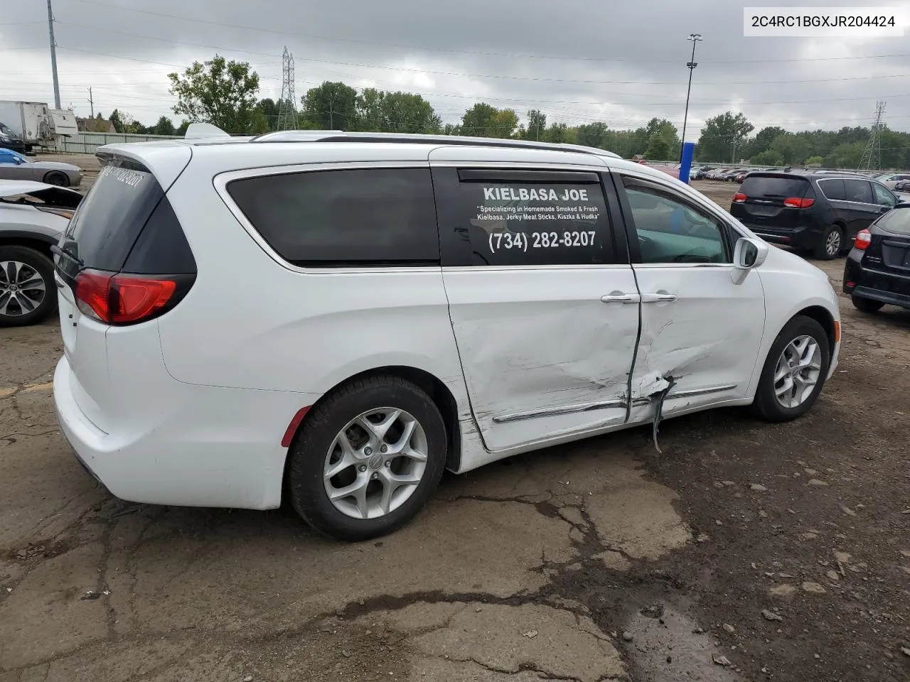 2018 Chrysler Pacifica Touring L VIN: 2C4RC1BGXJR204424 Lot: 69569814