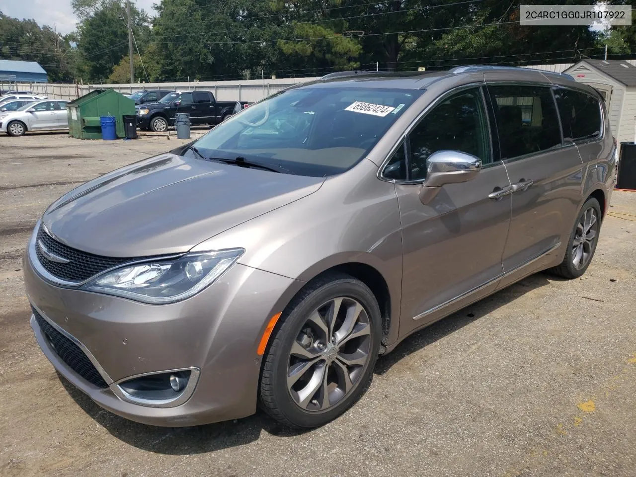 2C4RC1GG0JR107922 2018 Chrysler Pacifica Limited