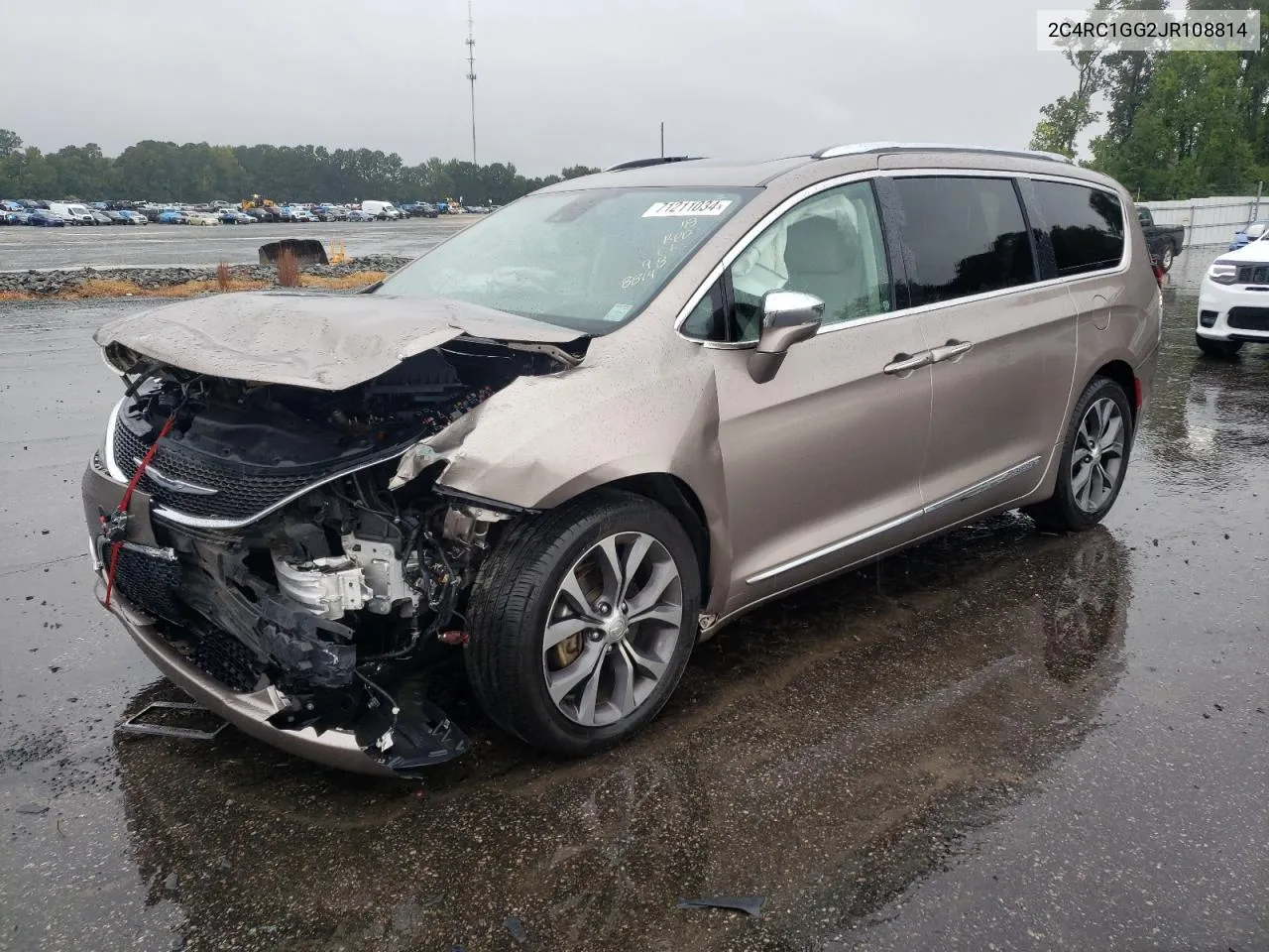 2018 Chrysler Pacifica Limited VIN: 2C4RC1GG2JR108814 Lot: 71211034