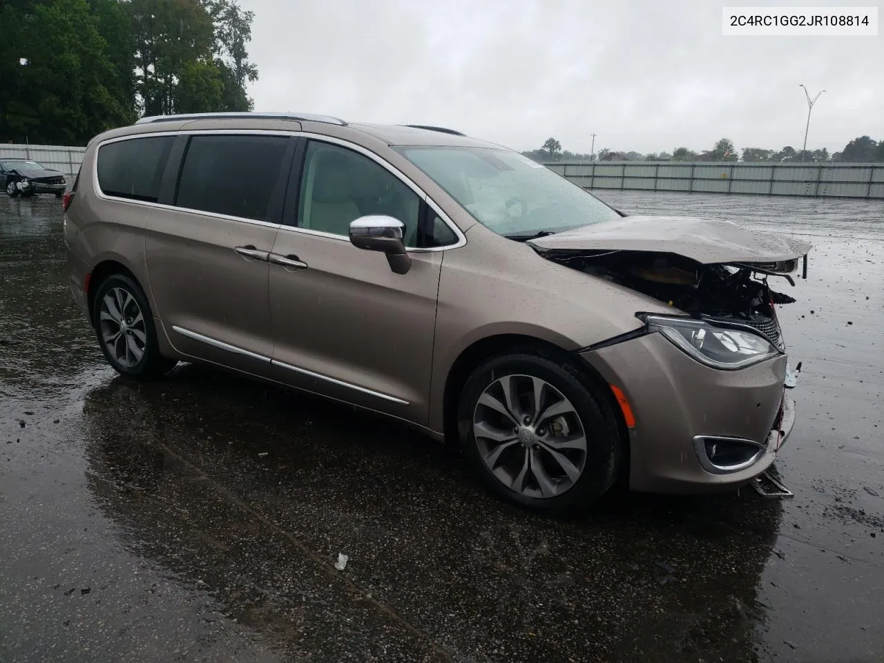 2018 Chrysler Pacifica Limited VIN: 2C4RC1GG2JR108814 Lot: 71211034