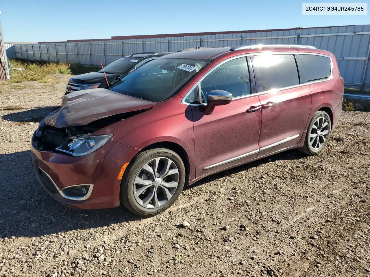 2018 Chrysler Pacifica Limited VIN: 2C4RC1GG4JR245785 Lot: 71651344