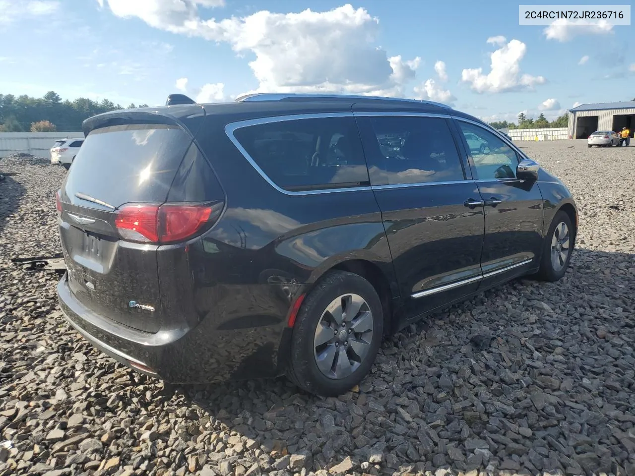 2018 Chrysler Pacifica Hybrid Limited VIN: 2C4RC1N72JR236716 Lot: 72367794