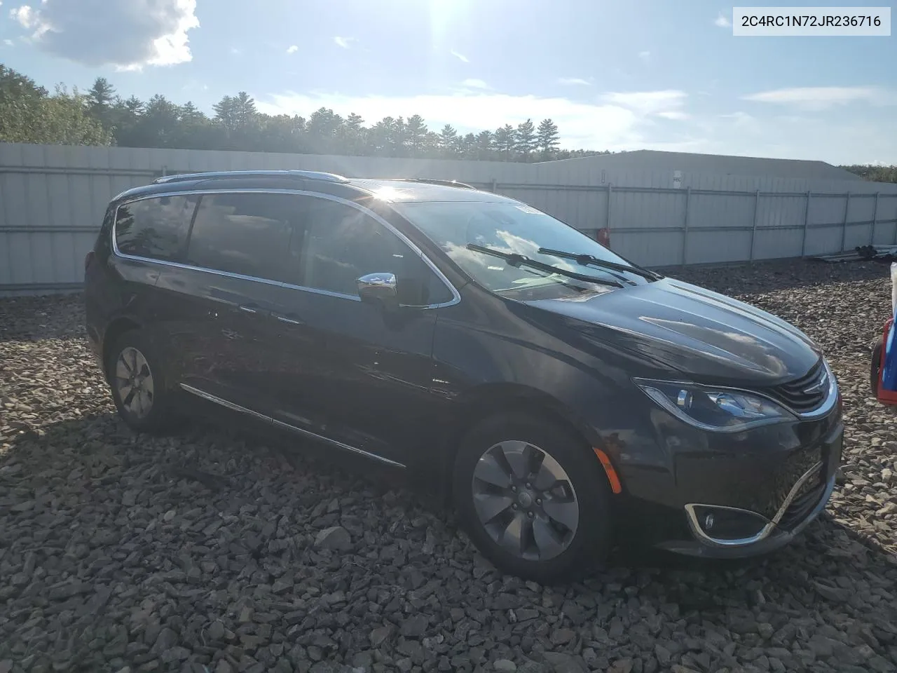 2018 Chrysler Pacifica Hybrid Limited VIN: 2C4RC1N72JR236716 Lot: 72367794