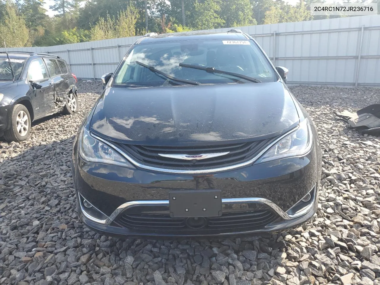 2018 Chrysler Pacifica Hybrid Limited VIN: 2C4RC1N72JR236716 Lot: 72367794