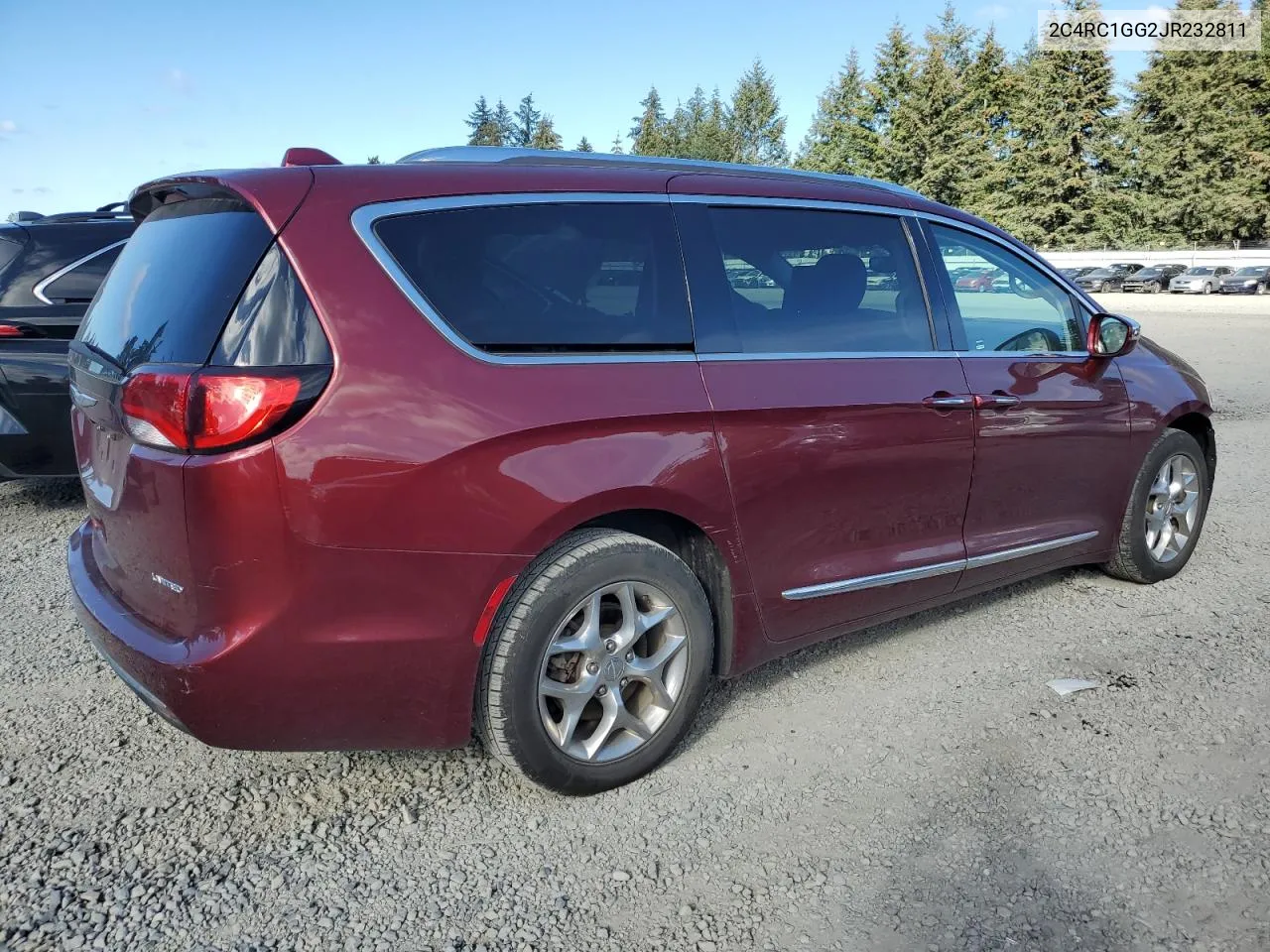 2018 Chrysler Pacifica Limited VIN: 2C4RC1GG2JR232811 Lot: 72567774