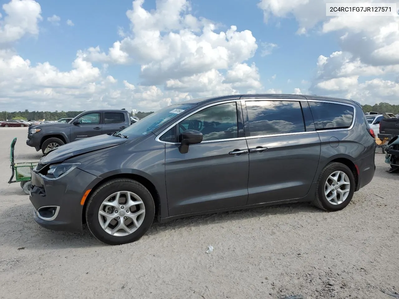 2018 Chrysler Pacifica Touring Plus VIN: 2C4RC1FG7JR127571 Lot: 72687854