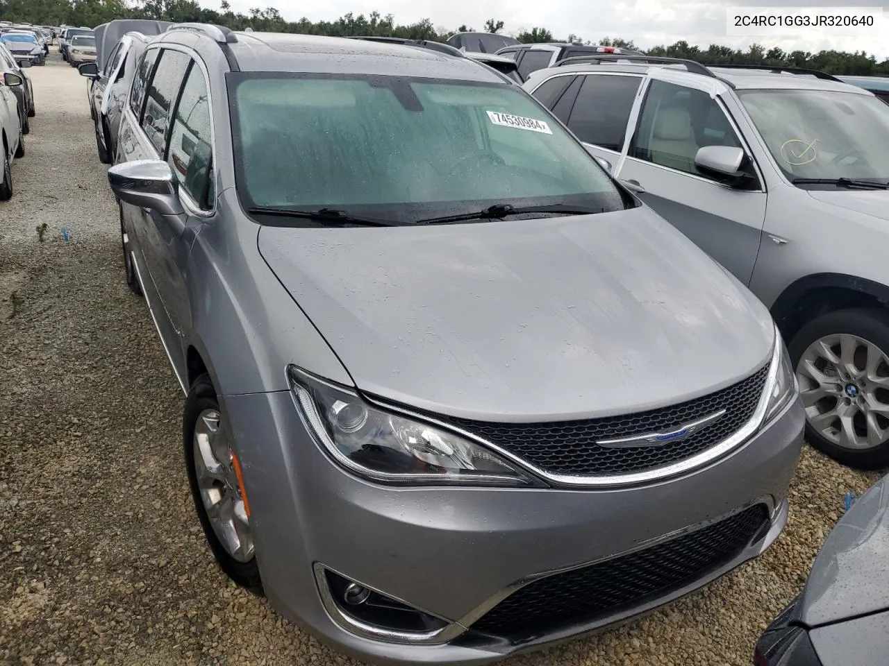 2018 Chrysler Pacifica Limited VIN: 2C4RC1GG3JR320640 Lot: 74530984