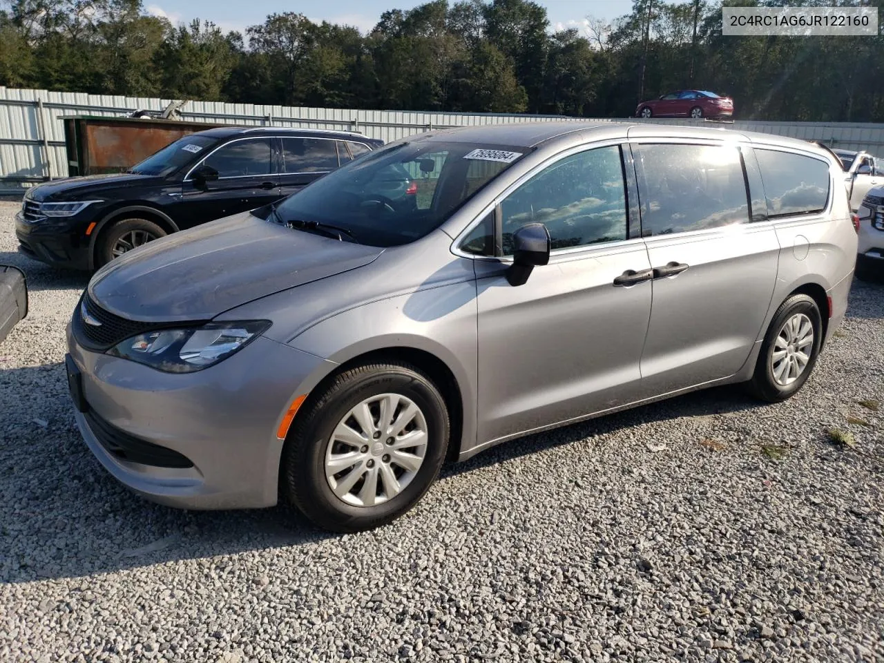 2018 Chrysler Pacifica L VIN: 2C4RC1AG6JR122160 Lot: 75095064