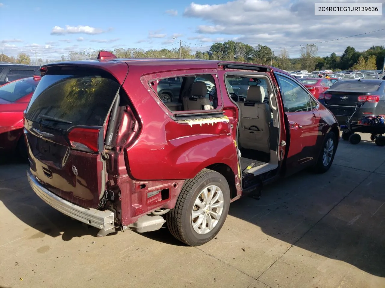 2018 Chrysler Pacifica Touring L Plus VIN: 2C4RC1EG1JR139636 Lot: 76092144