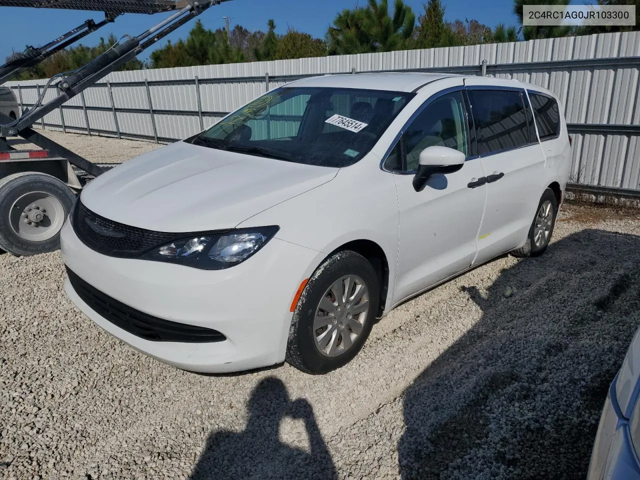 2018 Chrysler Pacifica L VIN: 2C4RC1AG0JR103300 Lot: 77645514