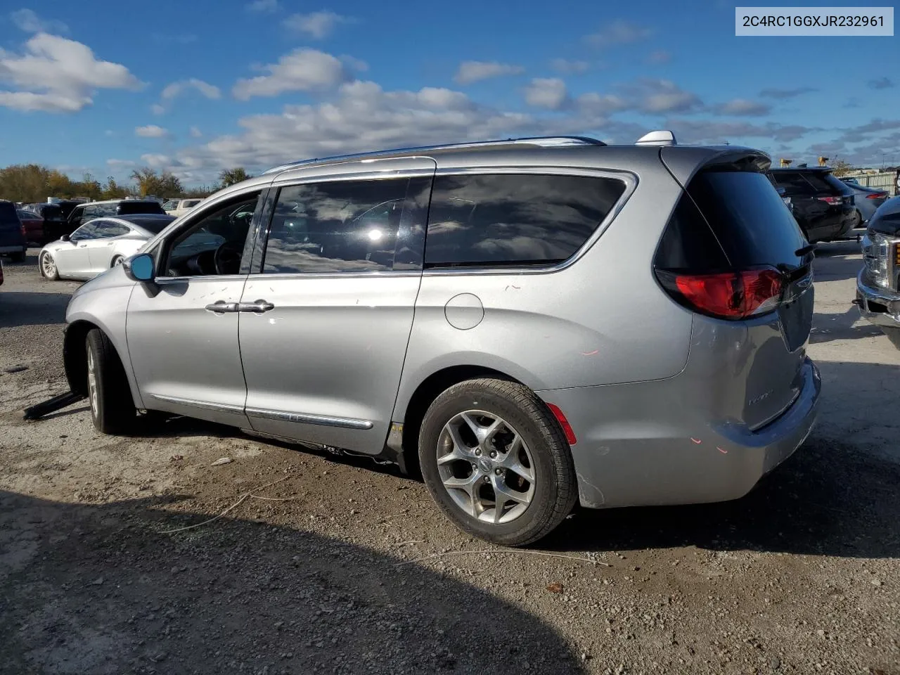 2018 Chrysler Pacifica Limited VIN: 2C4RC1GGXJR232961 Lot: 78608374