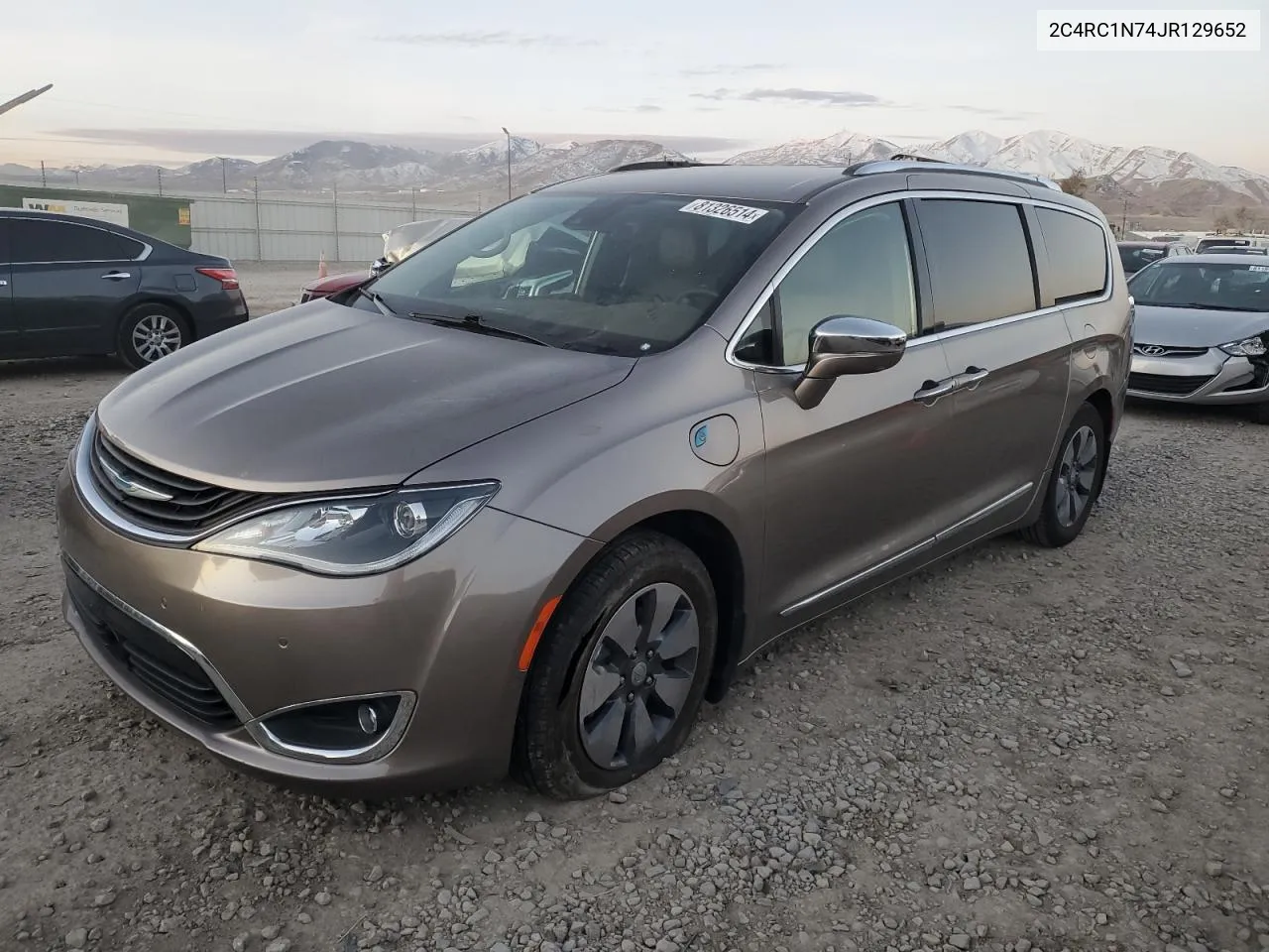 2018 Chrysler Pacifica Hybrid Limited VIN: 2C4RC1N74JR129652 Lot: 81326514