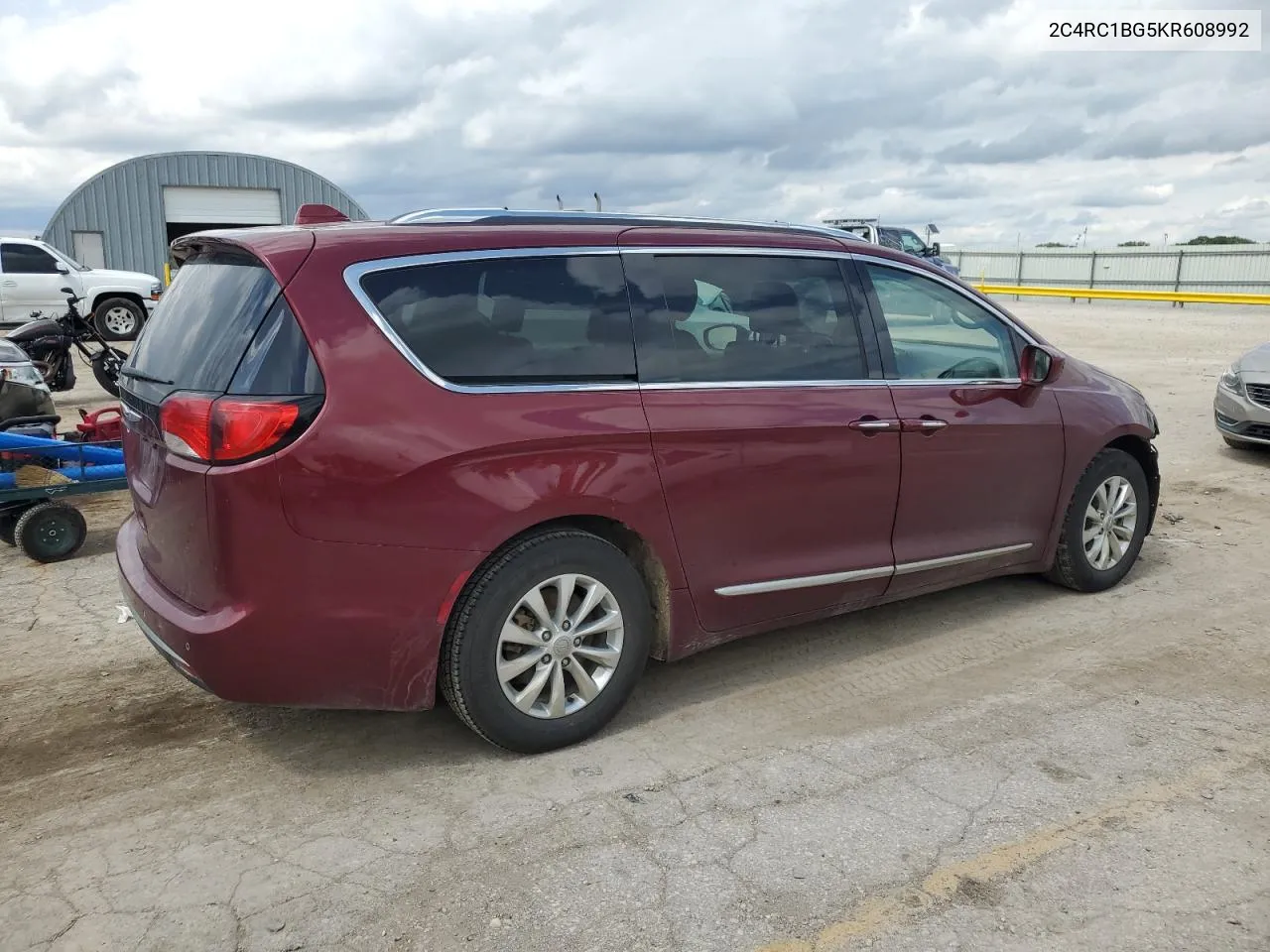 2019 Chrysler Pacifica Touring L VIN: 2C4RC1BG5KR608992 Lot: 57216924