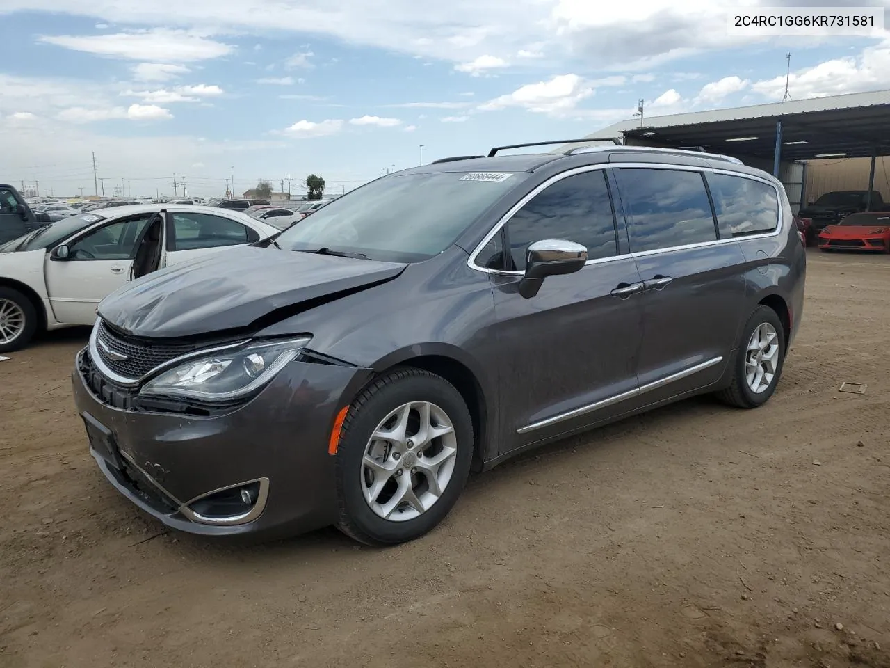 2019 Chrysler Pacifica Limited VIN: 2C4RC1GG6KR731581 Lot: 60665444