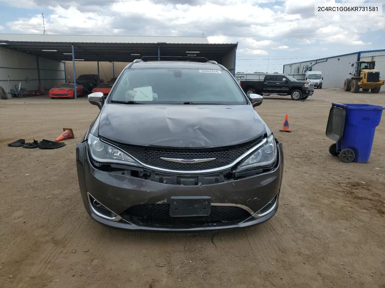 2019 Chrysler Pacifica Limited VIN: 2C4RC1GG6KR731581 Lot: 60665444