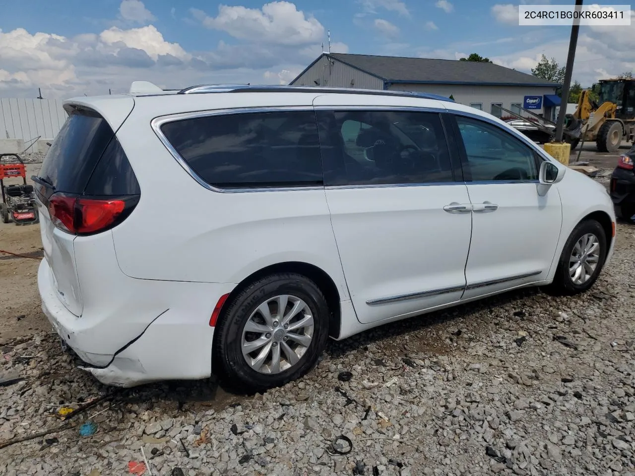 2019 Chrysler Pacifica Touring L VIN: 2C4RC1BG0KR603411 Lot: 62538474