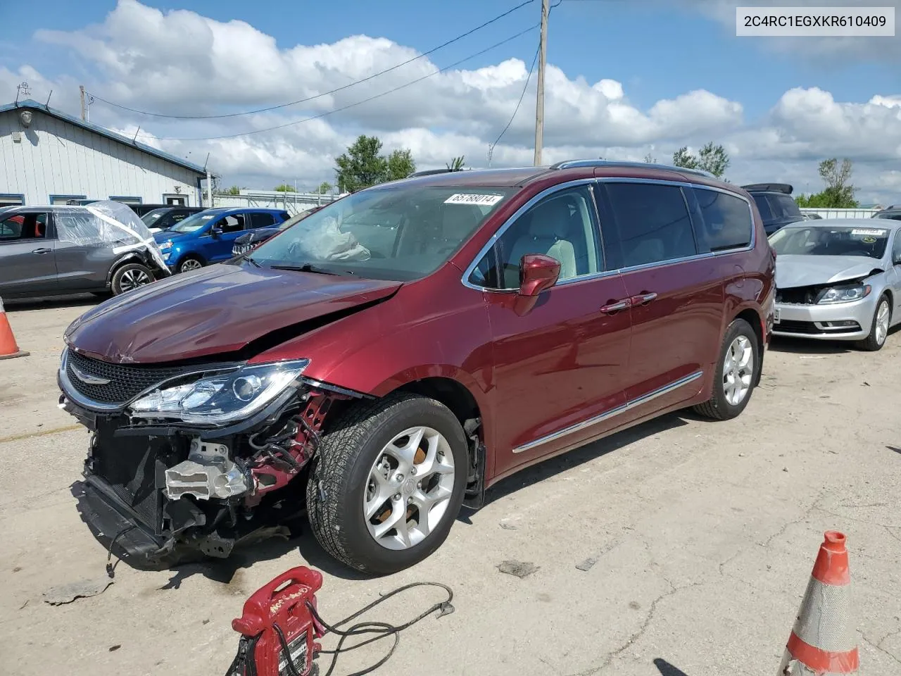 2019 Chrysler Pacifica Touring L Plus VIN: 2C4RC1EGXKR610409 Lot: 65788014