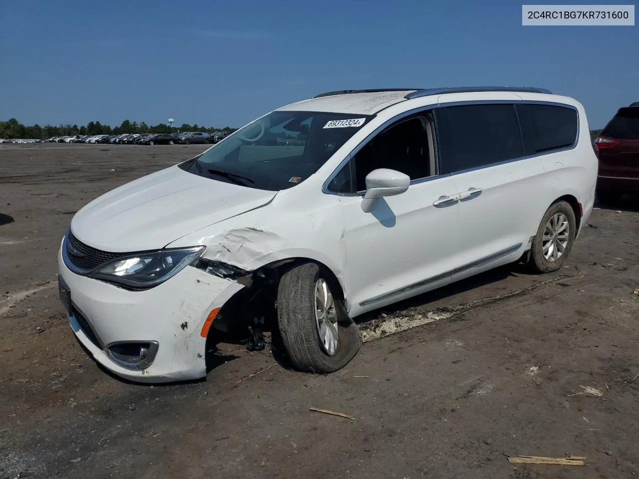 2019 Chrysler Pacifica Touring L VIN: 2C4RC1BG7KR731600 Lot: 69312324