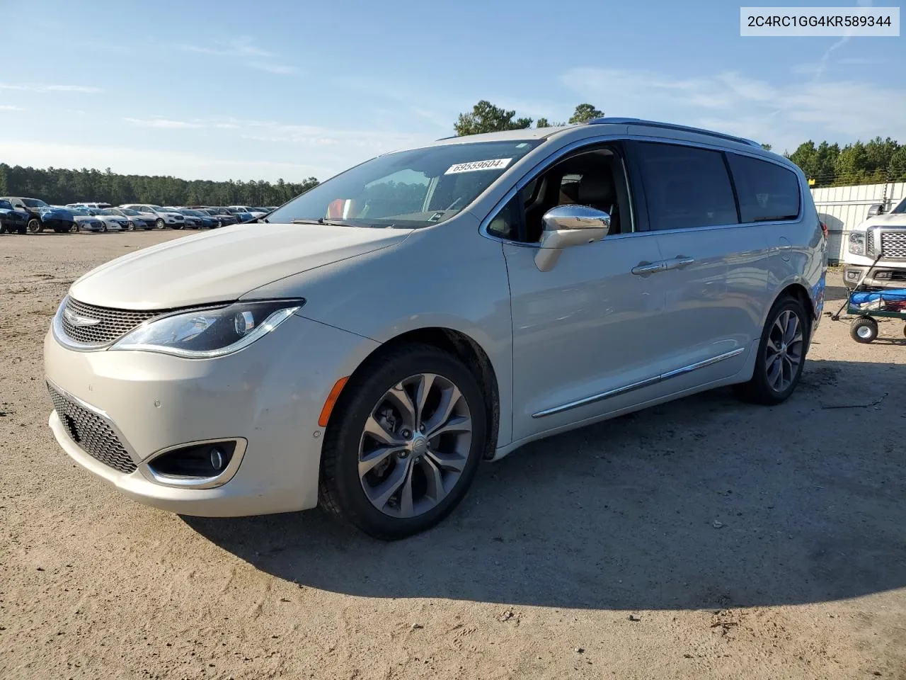 2019 Chrysler Pacifica Limited VIN: 2C4RC1GG4KR589344 Lot: 69559604