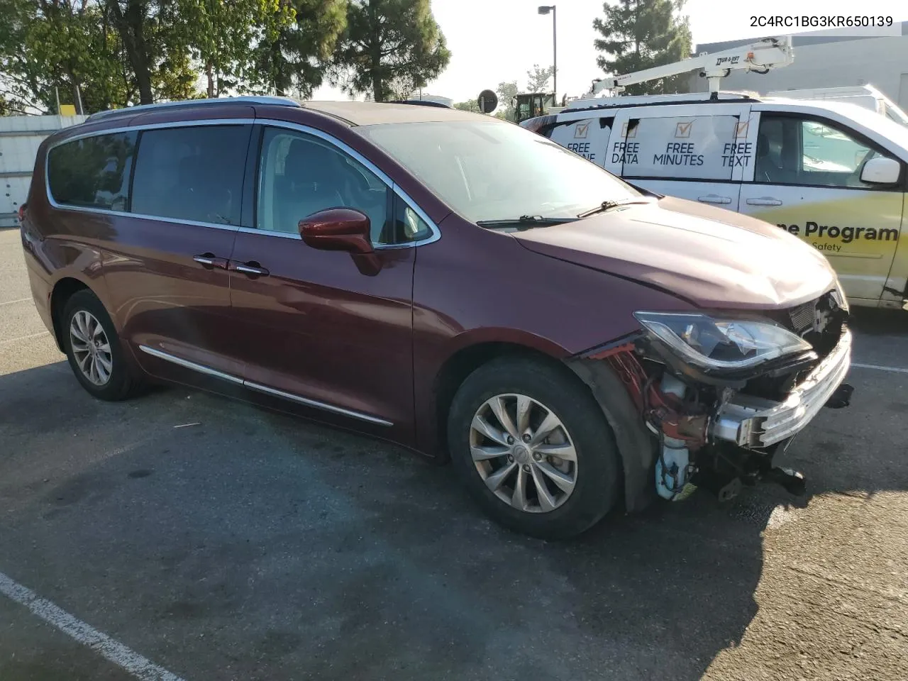 2019 Chrysler Pacifica Touring L VIN: 2C4RC1BG3KR650139 Lot: 69712564