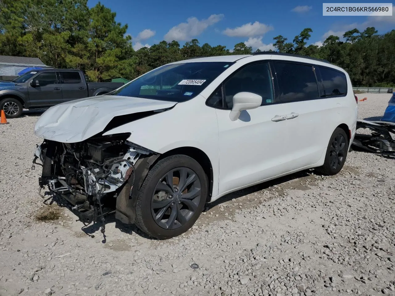 2019 Chrysler Pacifica Touring L VIN: 2C4RC1BG6KR566980 Lot: 72065404