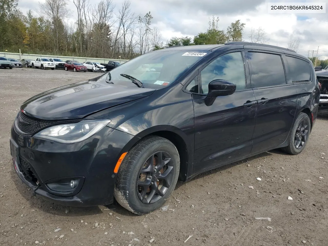 2019 Chrysler Pacifica Touring L VIN: 2C4RC1BG6KR645324 Lot: 73164334