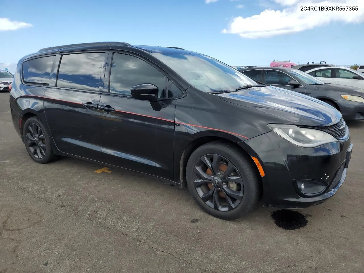 2019 Chrysler Pacifica Touring L VIN: 2C4RC1BGXKR567355 Lot: 73608964