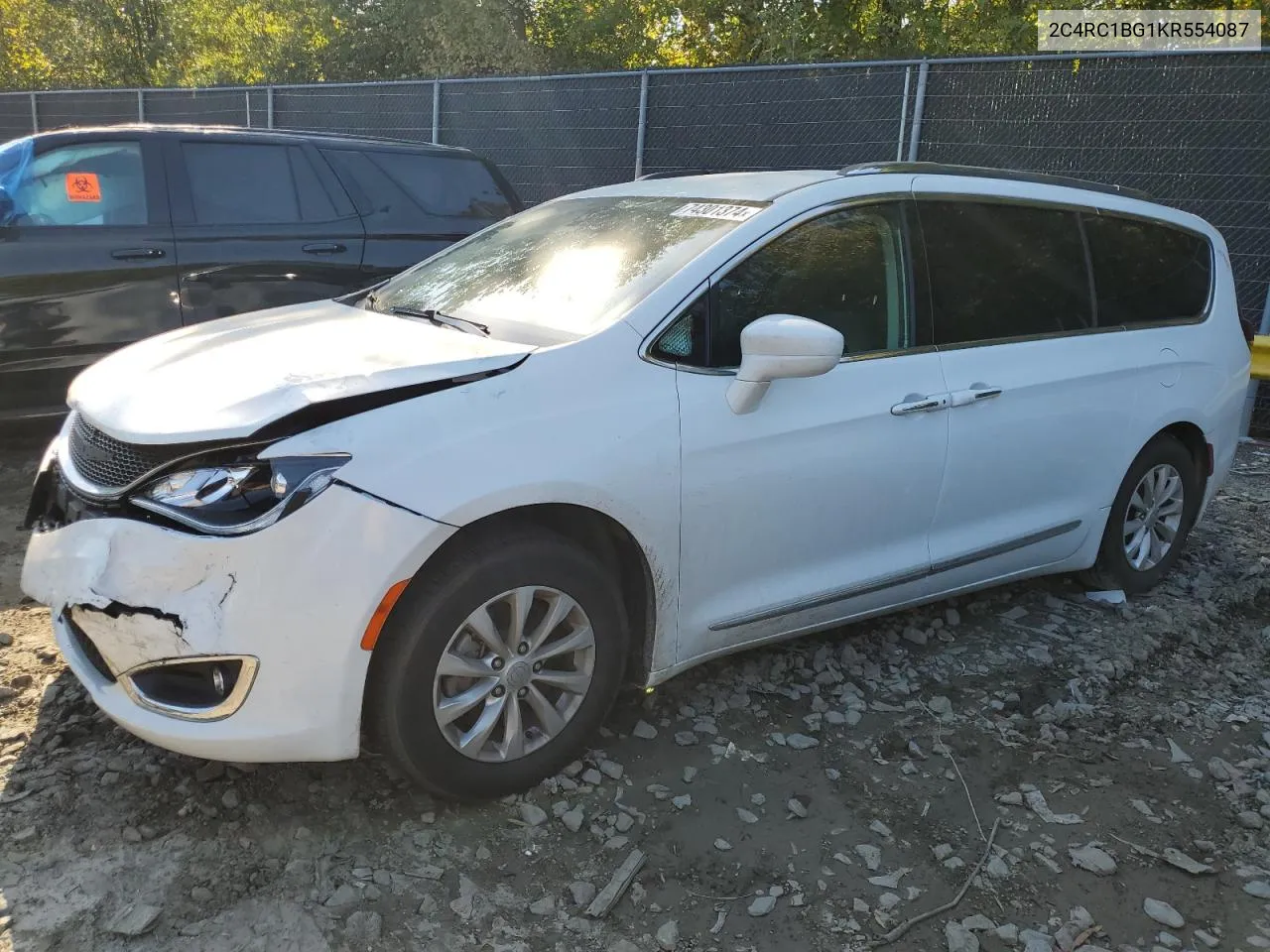 2019 Chrysler Pacifica Touring L VIN: 2C4RC1BG1KR554087 Lot: 74301374