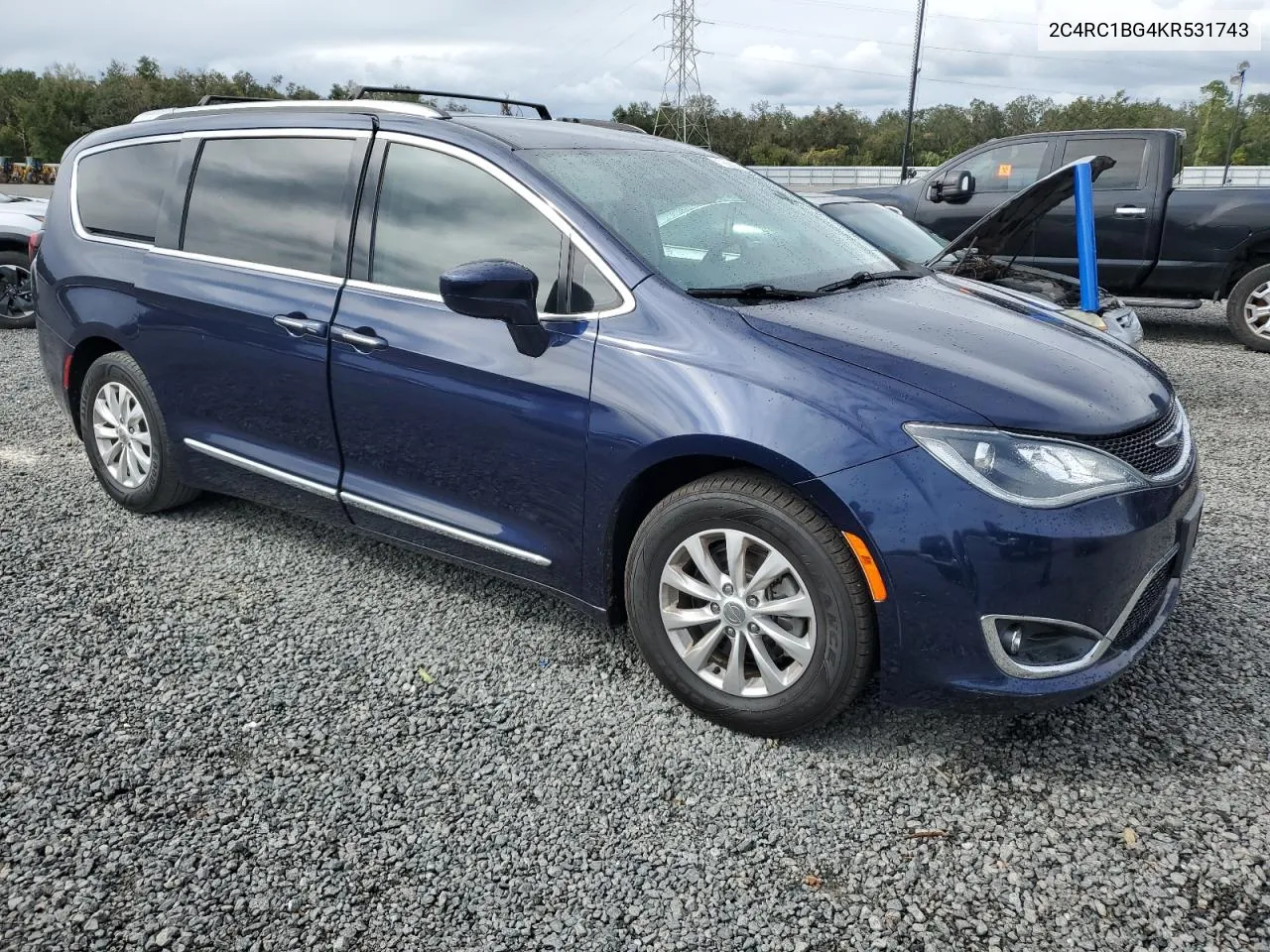 2019 Chrysler Pacifica Touring L VIN: 2C4RC1BG4KR531743 Lot: 75669474